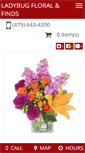 Mobile Screenshot of ladybugfloralinfayetteville.com